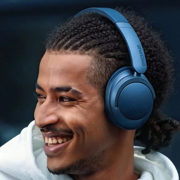 Наушники накладные беспроводные 1MORE SonoFlow, синие